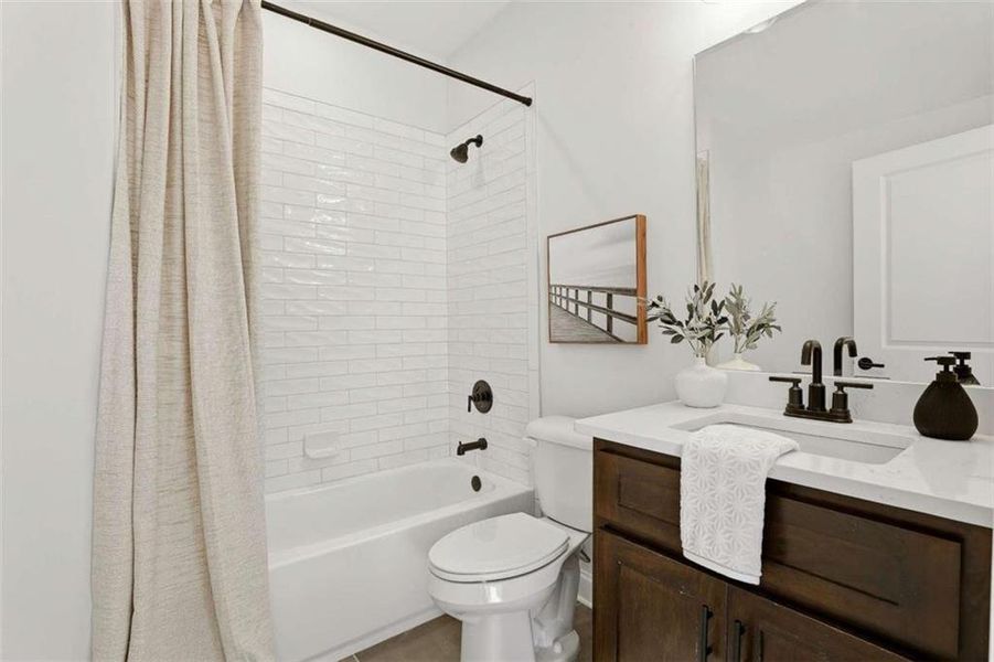 Furnished interior view inside a new home in , Newnan (Image 53).