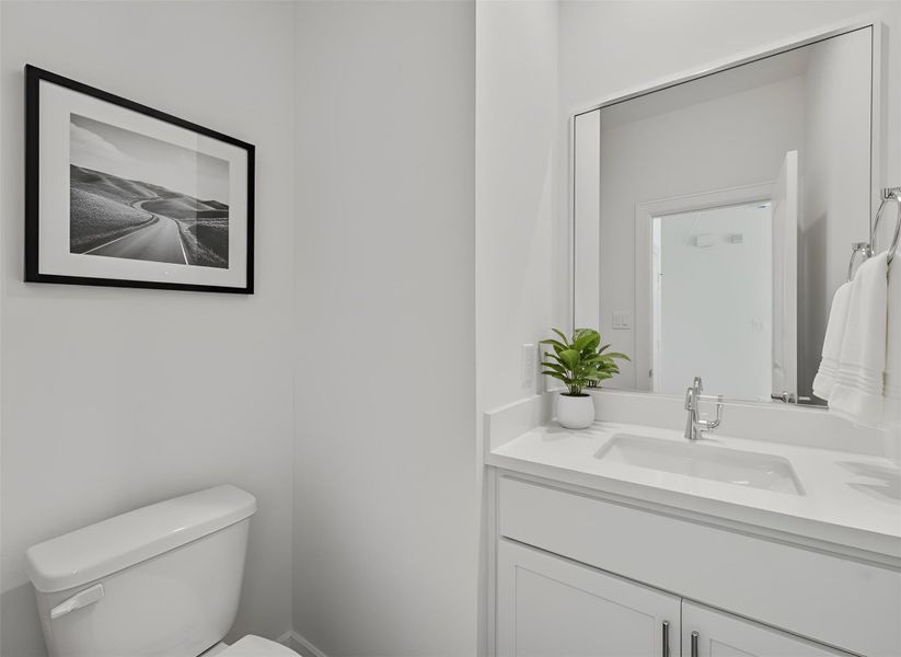 Furnished interior view inside a new home in Highland Commons, Houston (Image 13).