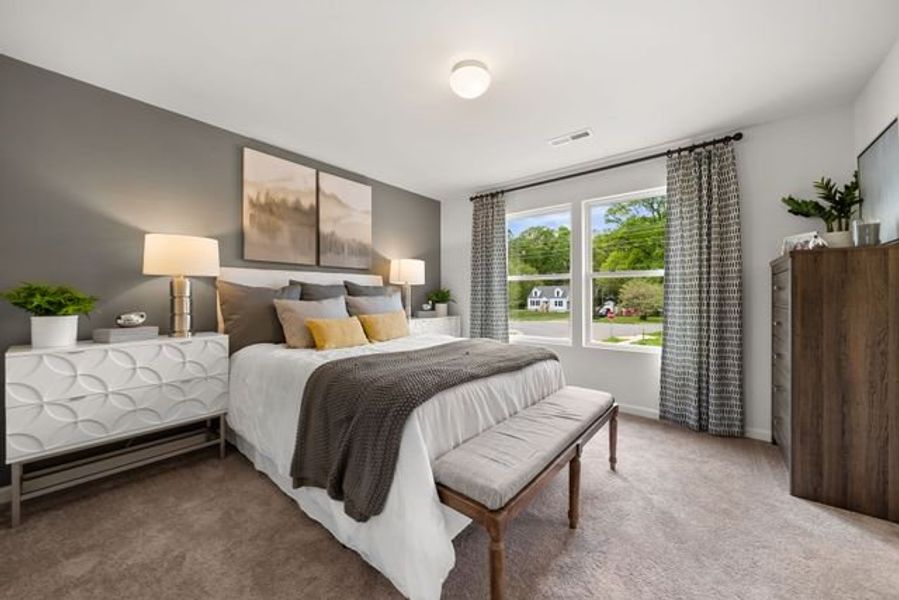 Representative furnished interior of a home built from the Dawson by True Homes in Tanglewood East, Angier (Image 14).