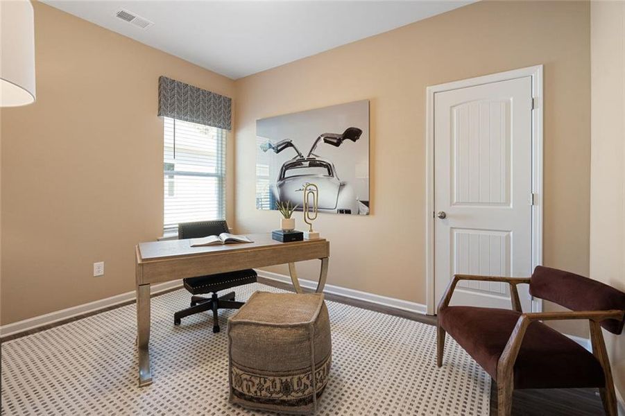 Furnished interior view inside a new home in Glen at Cave Springs, Douglasville (Image 12).
