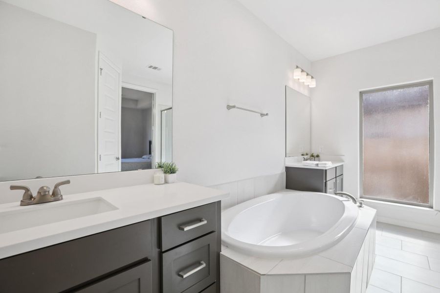 Furnished interior view inside a new home in , Leander (Image 12).