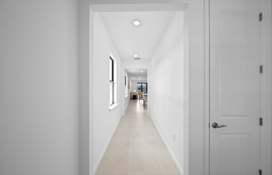 Spacious, unfurnished interior of a new home in Del Webb Naples, Ave Maria (Image 15). Spacious, unfurnished interior of a new home in Del Webb Naples, Ave Maria (Image 15).