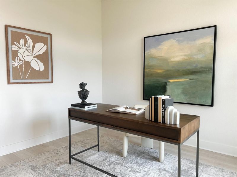 Study at Front of Home