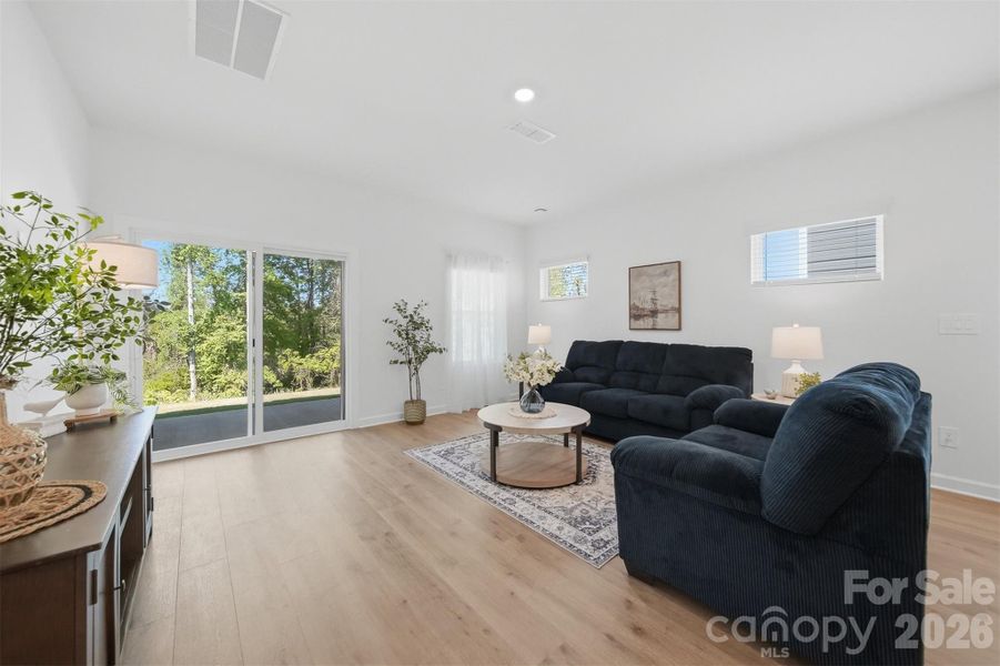 Furnished interior view inside a new home in , Newton (Image 17).