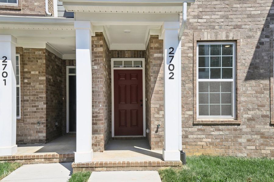 Exterior details and patio area of a home in Promenade at Clari Park, Murfreesboro (Image 3).