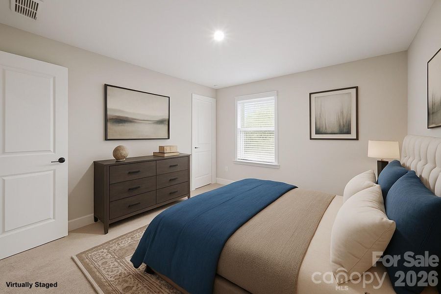 Furnished interior view inside a new home in Parkside Crossing, Charlotte (Image 31).