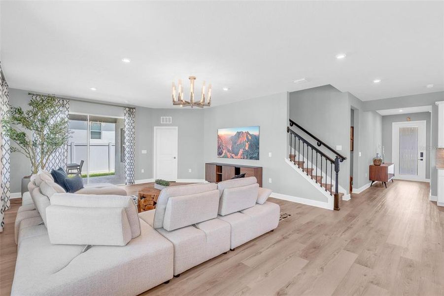 Furnished interior view inside a new home in Bella Terra, Clermont (Image 41).