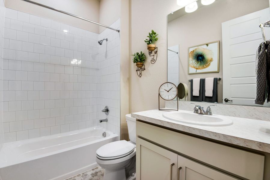 Representative furnished interior of a home built from the 3405 by Tri Pointe Homes in Westside Crossing, Berthoud (Image 45).