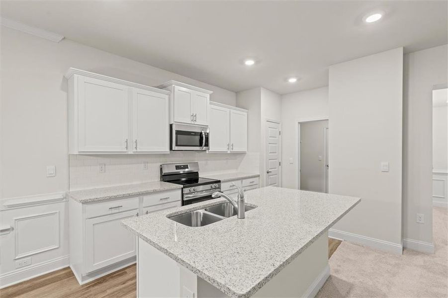 Furnished interior view inside a new home in Canterbury Villas, Carrollton (Image 9).
