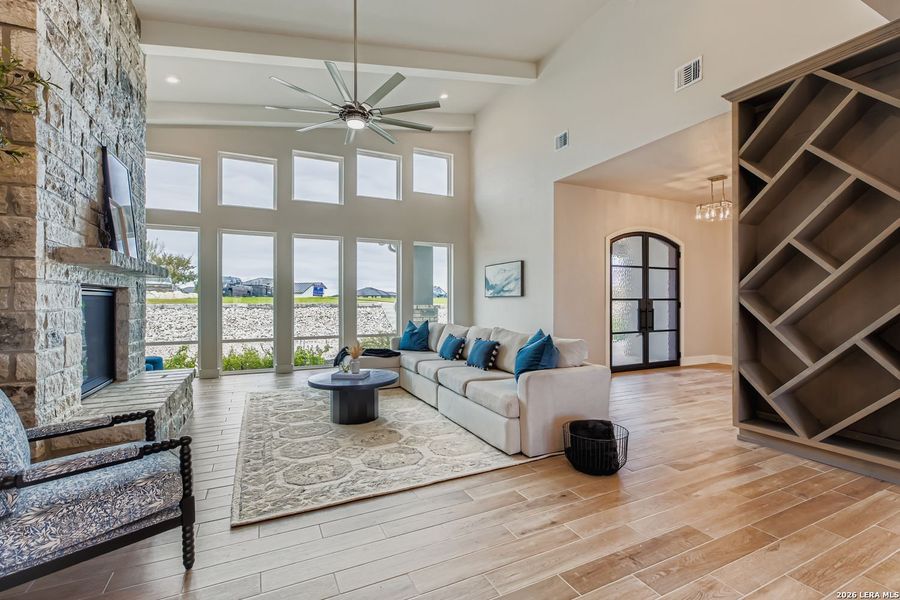 Furnished interior view inside a new home in , San Antonio (Image 34).
