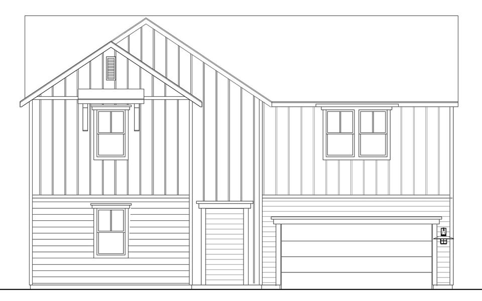 Representative rendering of the exterior for the Lane by Brookfield Residential (Image 1).