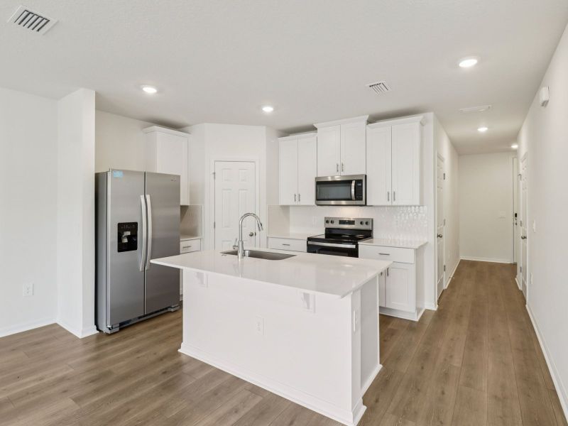 Furnished interior view inside a new home in Cagan Crossings West, Clermont (Image 4).
