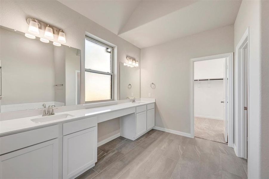 Furnished interior view inside a new home in Lily Creek at Sutton Fields, Aubrey (Image 11).