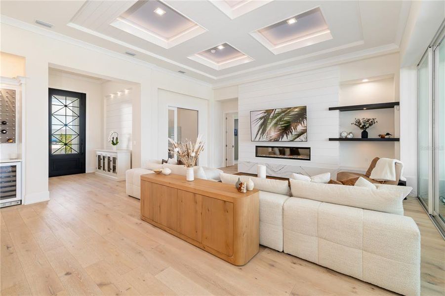 Furnished interior view inside a new home in , Palmetto (Image 10).
