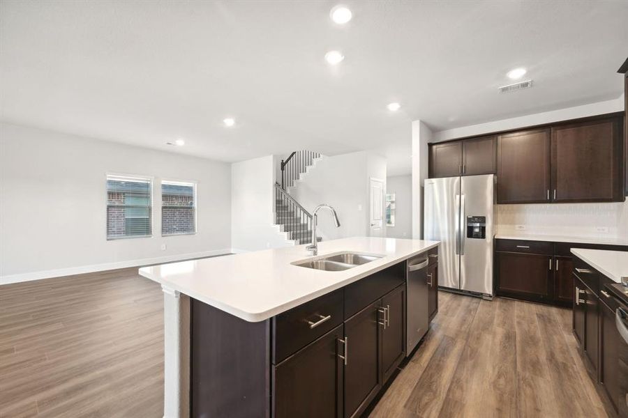 Photo is not of the actual home, but is an inspirational photo of builder’s model home and may depict options, furnishings, and/or decorator features that are not included.