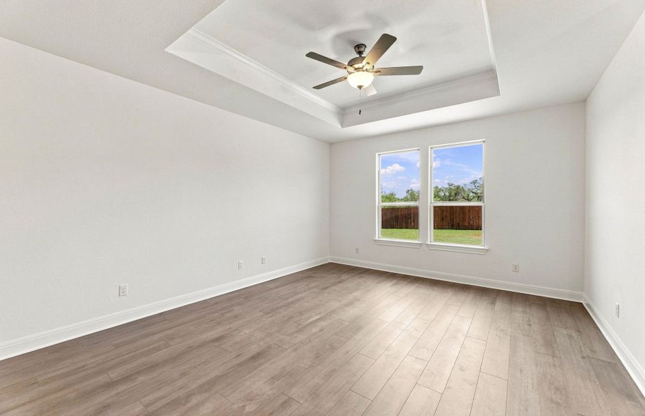 Spacious, unfurnished interior of a new home in Saddleback at Santa Rita Ranch, Liberty Hill (Image 52).