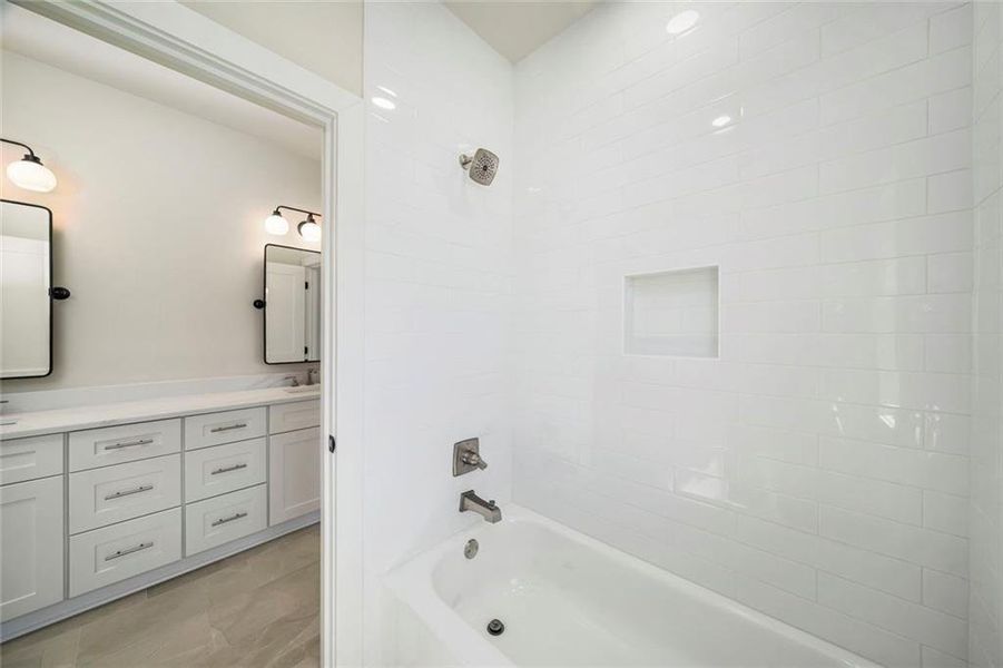 Furnished interior view inside a new home in , Decatur (Image 72).