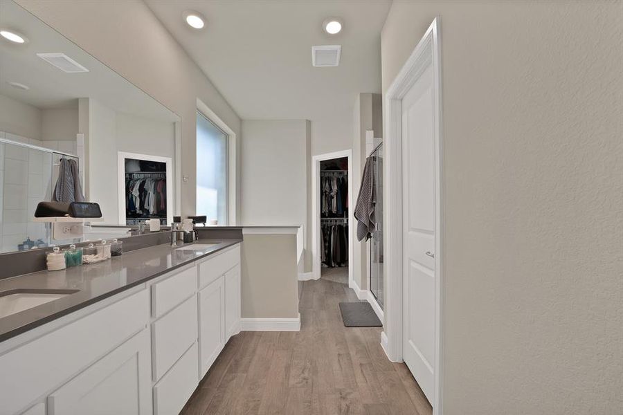 Furnished interior view inside a new home in Pecan Square, Northlake (Image 19).