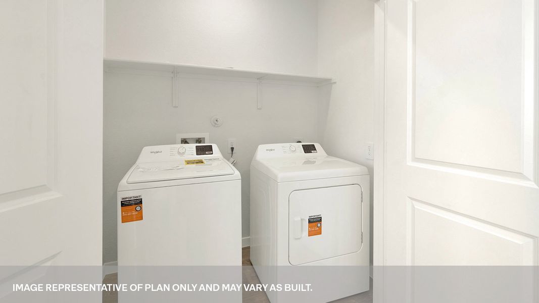 Representative interior finishes for a home built from the The  Madeline by D.R. Horton in Mayfair, New Braunfels (Image 8).