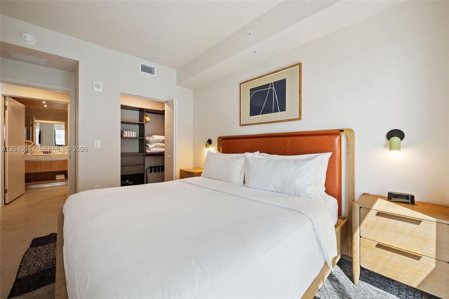 Furnished interior view inside a new home in , Miami (Image 12). Furnished interior view inside a new home in , Miami (Image 12).