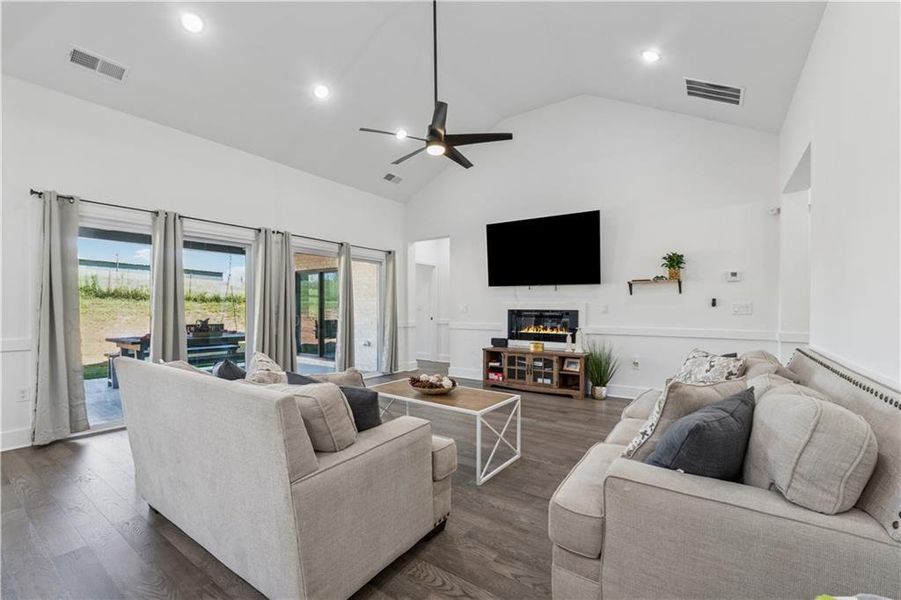 Furnished interior view inside a new home in , Gainesville (Image 16).