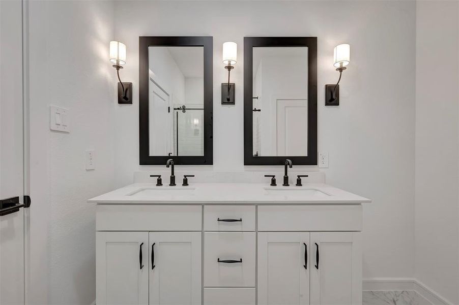 Furnished interior view inside a new home in Aspire at Reunion, Newark (Image 7).