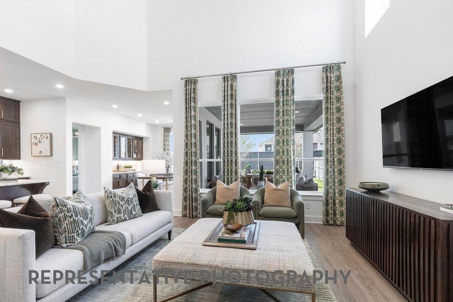 Furnished interior view inside a new home in Elyson, Katy (Image 17). Furnished interior view inside a new home in Elyson, Katy (Image 17).