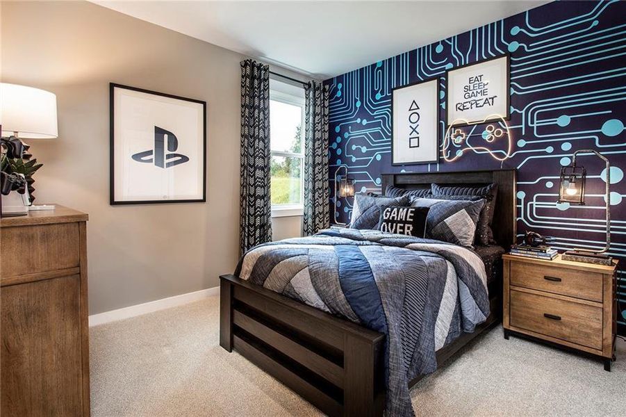 Furnished interior view inside a new home in Wisteria at GreenHouse, Marietta (Image 9).