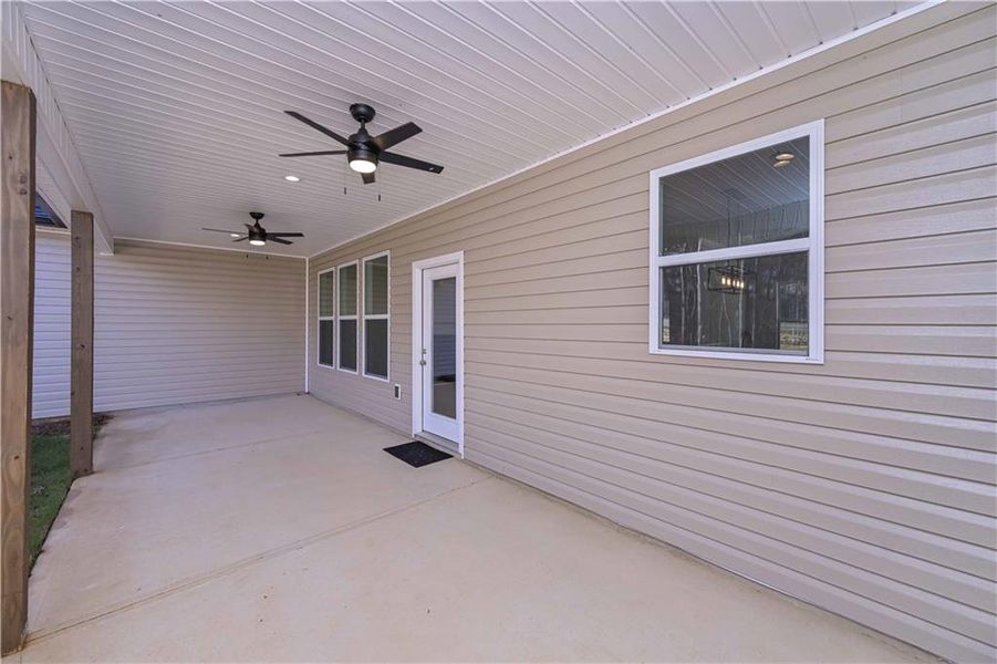 Exterior details and patio area of a home in , Buchanan (Image 22).