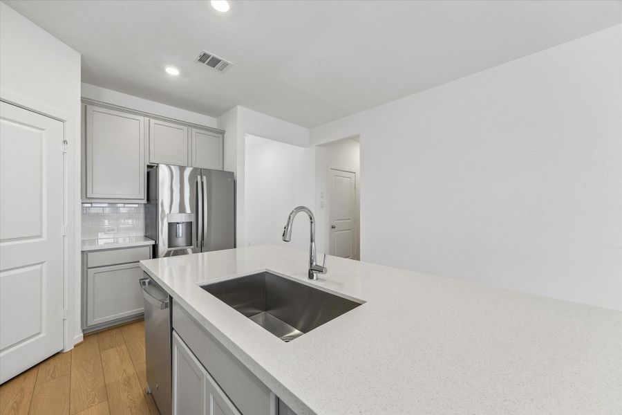 Furnished interior view inside a new home in Bridge Creek 45s and 50s, Cypress (Image 31).