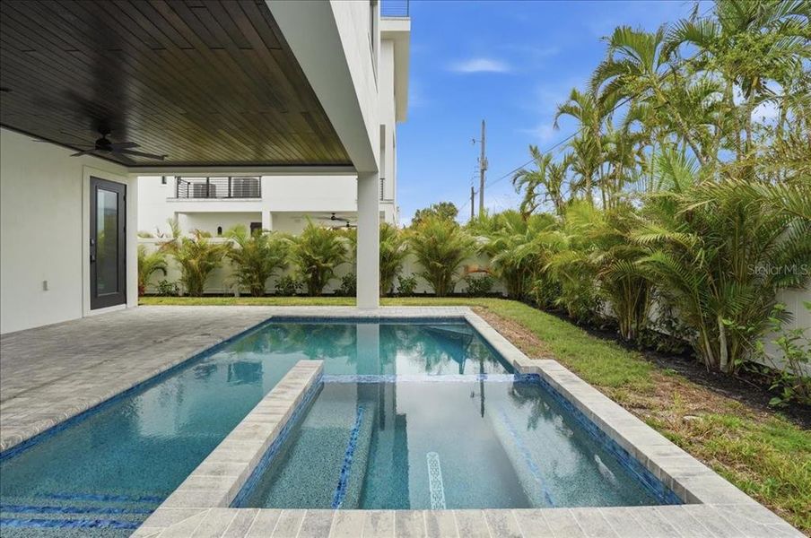 Exterior details and patio area of a home in , Englewood (Image 31).