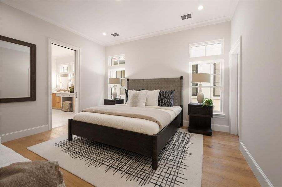 Furnished interior view inside a new home in , Flower Mound (Image 17).