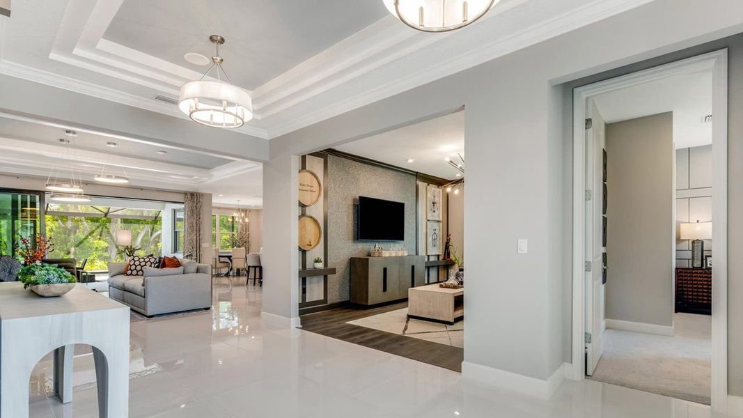 Entry into Flex Room - Model shown is in a sister community Entry into Flex Room - Model shown is in a sister community