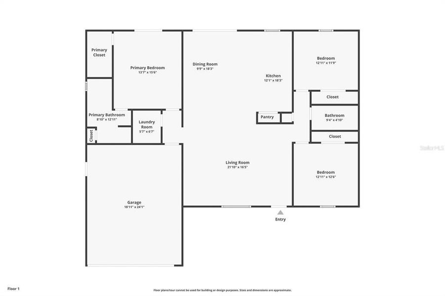 2D floor plan layout of this home in , Port Charlotte, FL (Image 4). 2D floor plan layout of this home in , Port Charlotte, FL (Image 4).