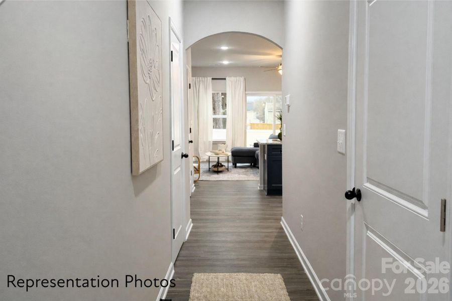 Furnished interior view inside a new home in , Charlotte (Image 14).