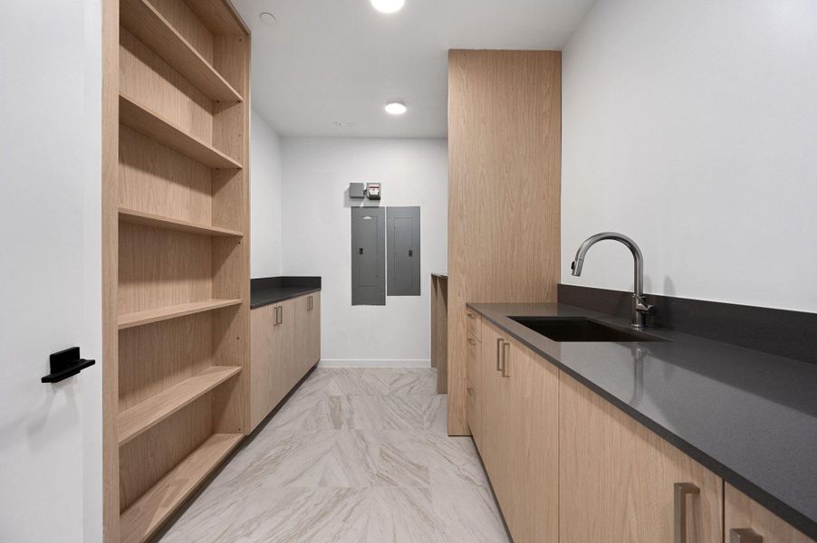 Furnished interior view inside a new home in The Colorfield, Austin (Image 5).