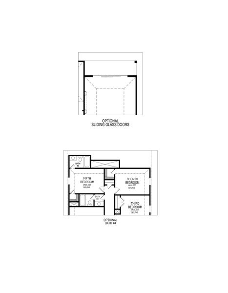 2D floor plan layout for the Ford FS by First Texas Homes in Westside Preserve, Midlothian, TX (Image 5).