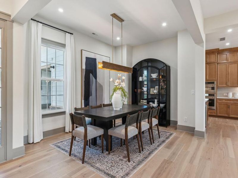 Representative furnished interior of a home built from the Garrison by JPOrleans in Coventry Glen, Huntersville (Image 19).