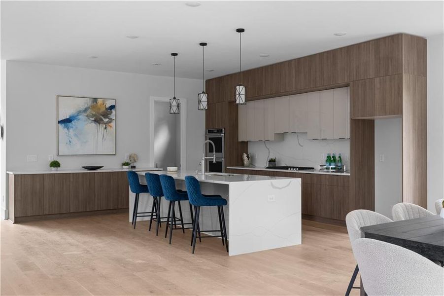 Furnished interior view inside a new home in , Atlanta (Image 32).