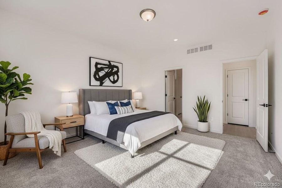 Furnished interior view inside a new home in Wolf Creek Run, Strasburg (Image 8).