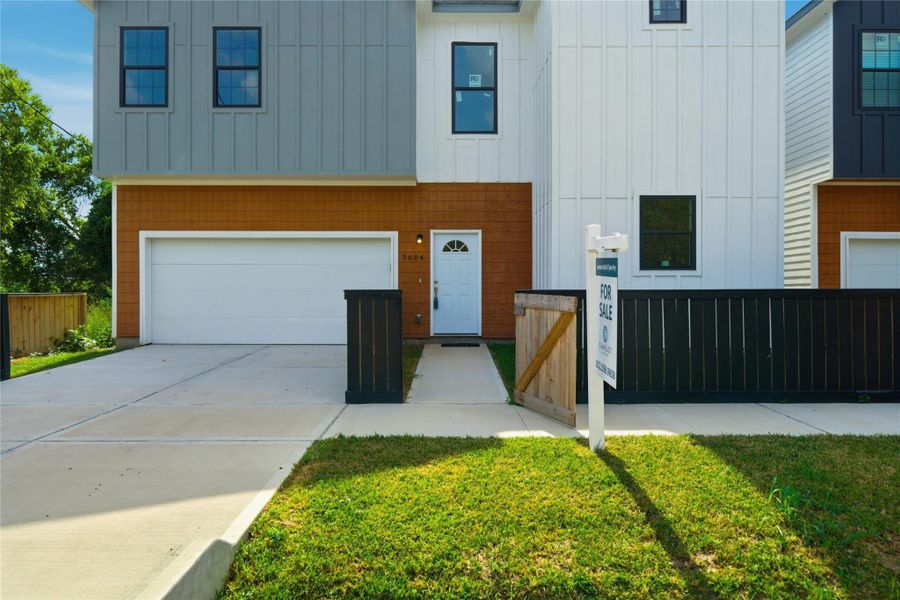 Gated Front Yard Entrance