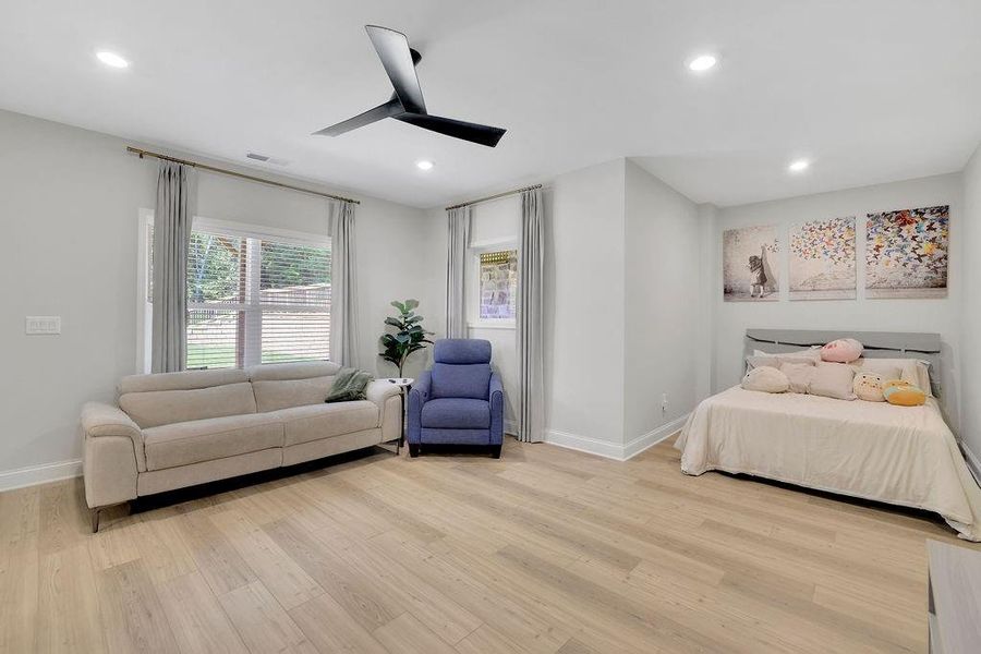 Furnished interior view inside a new home in , Flowery Branch (Image 28).
