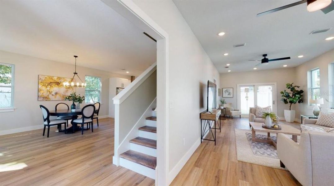 Furnished interior view inside a new home in , St. Petersburg (Image 9).