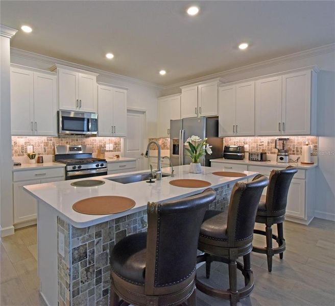 Furnished interior view inside a new home in Southshore Bay Active Adult, Wimauma (Image 5).