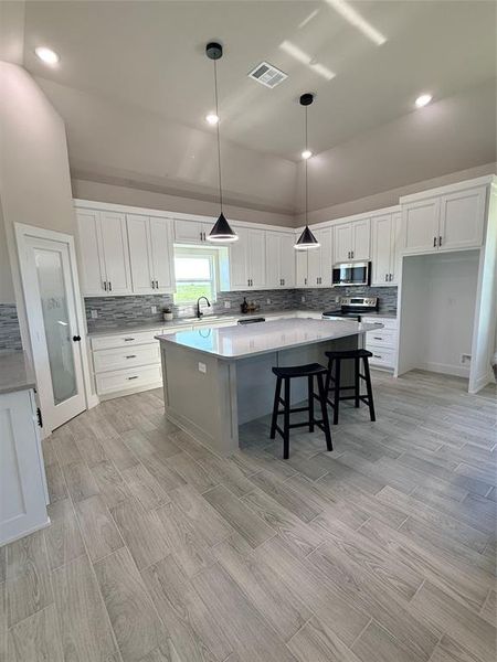 Furnished interior view inside a new home in , Celeste (Image 9). Furnished interior view inside a new home in , Celeste (Image 9).