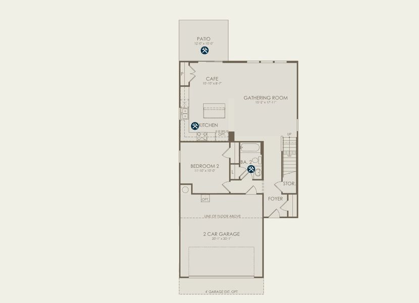 2D floor plan layout of this home in Murray Farms, Middleburg, FL (Image 4). 2D floor plan layout of this home in Murray Farms, Middleburg, FL (Image 4).
