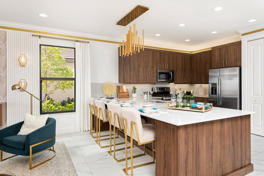 Representative furnished interior of a home built from the Monacello by GL Homes in Valencia Parc at Riverland, Port St. Lucie (Image 7).