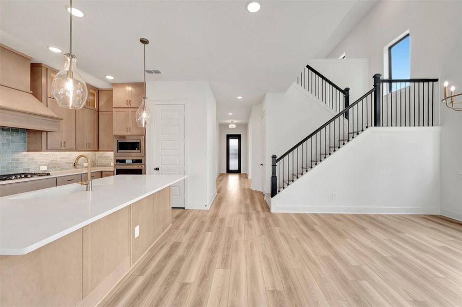 Furnished interior view inside a new home in ARTAVIA 50' Homesites, Conroe (Image 12).