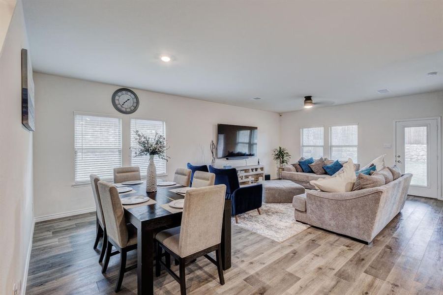 Furnished interior view inside a new home in , Aubrey (Image 6). Furnished interior view inside a new home in , Aubrey (Image 6).