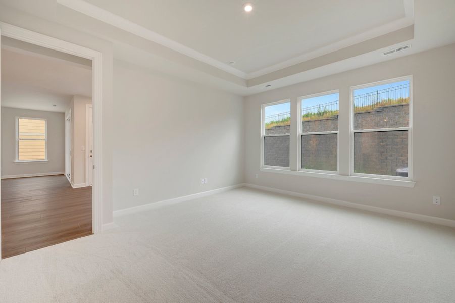 Spacious, unfurnished interior of a new home in Altis At Serenity | A 55+ Community, Fuquay Varina (Image 15). Spacious, unfurnished interior of a new home in Altis At Serenity | A 55+ Community, Fuquay Varina (Image 15).